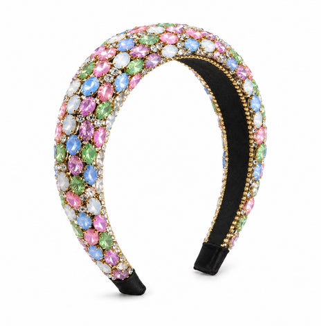 Pastel Prism Crystal Headband