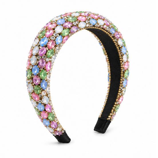 Pastel Prism Crystal Headband