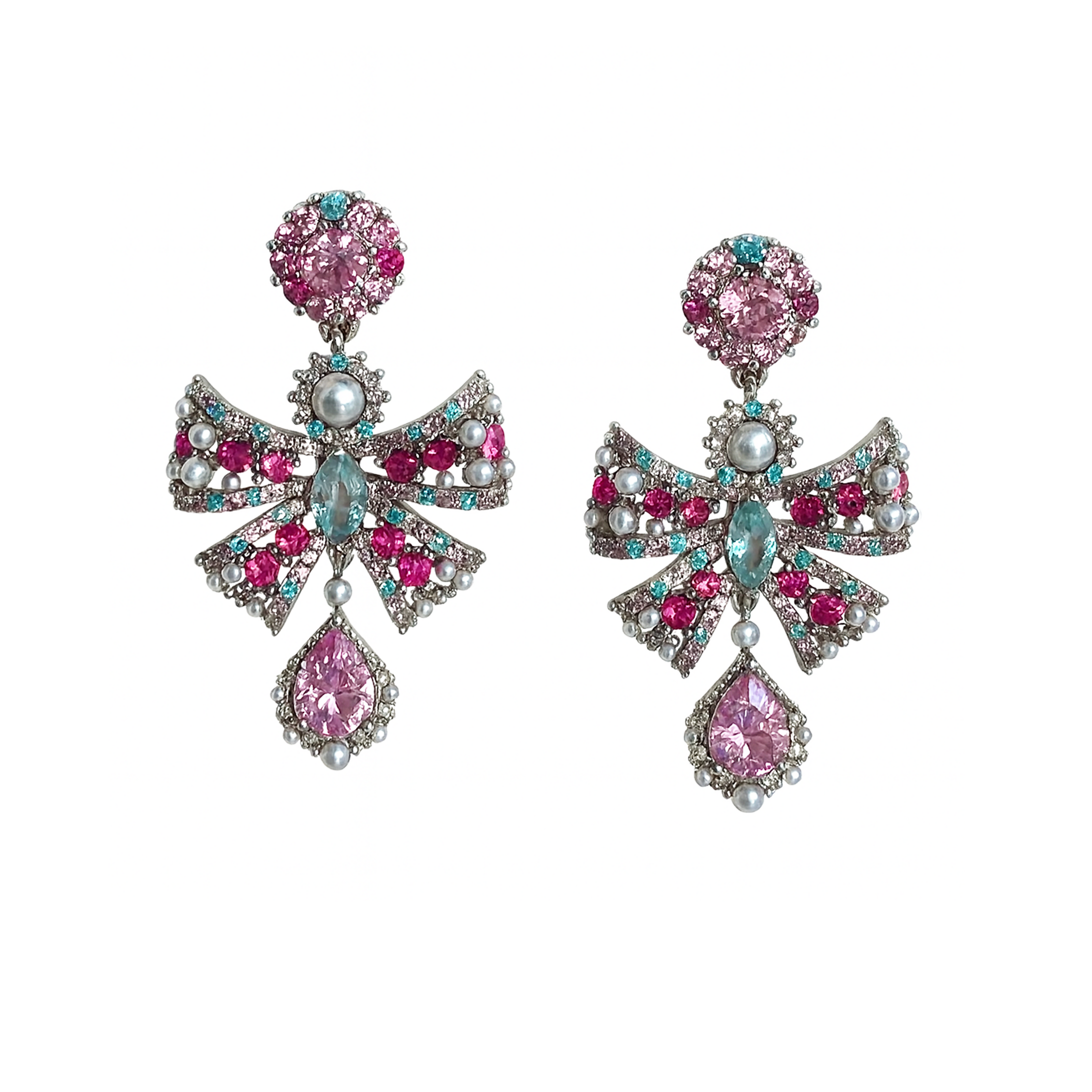 Aurora Crystal Drop Earrings