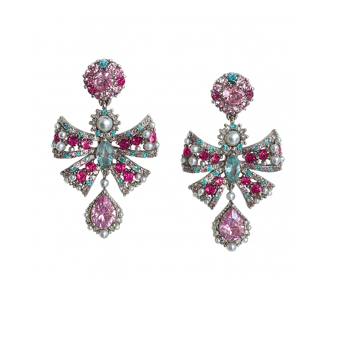 Aurora Crystal Drop Earrings