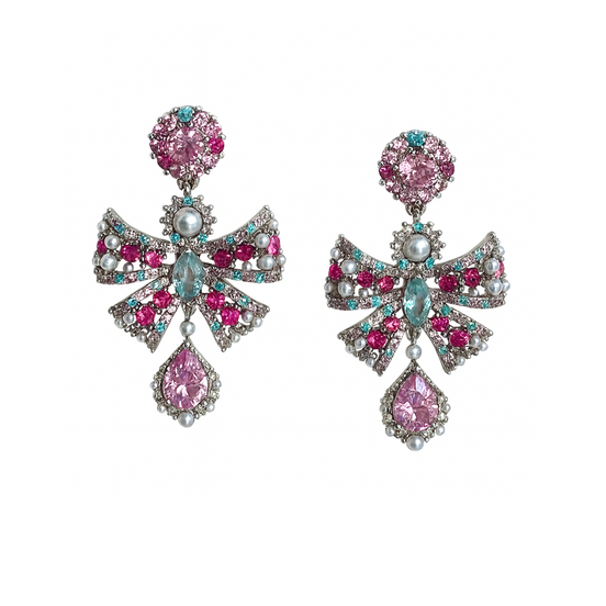 Aurora Crystal Drop Earrings