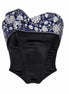 Porcelain Embroidered Corset Top