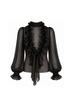 Raven Ruffle Shirt