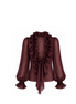 Bordeaux Ruffle Shirt