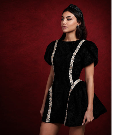 Fleur Sculpted Mini Dress