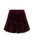 Velvet Mini Skirt
