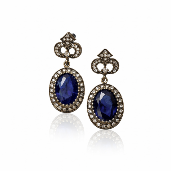 Midnight Heirloom Drop Earrings