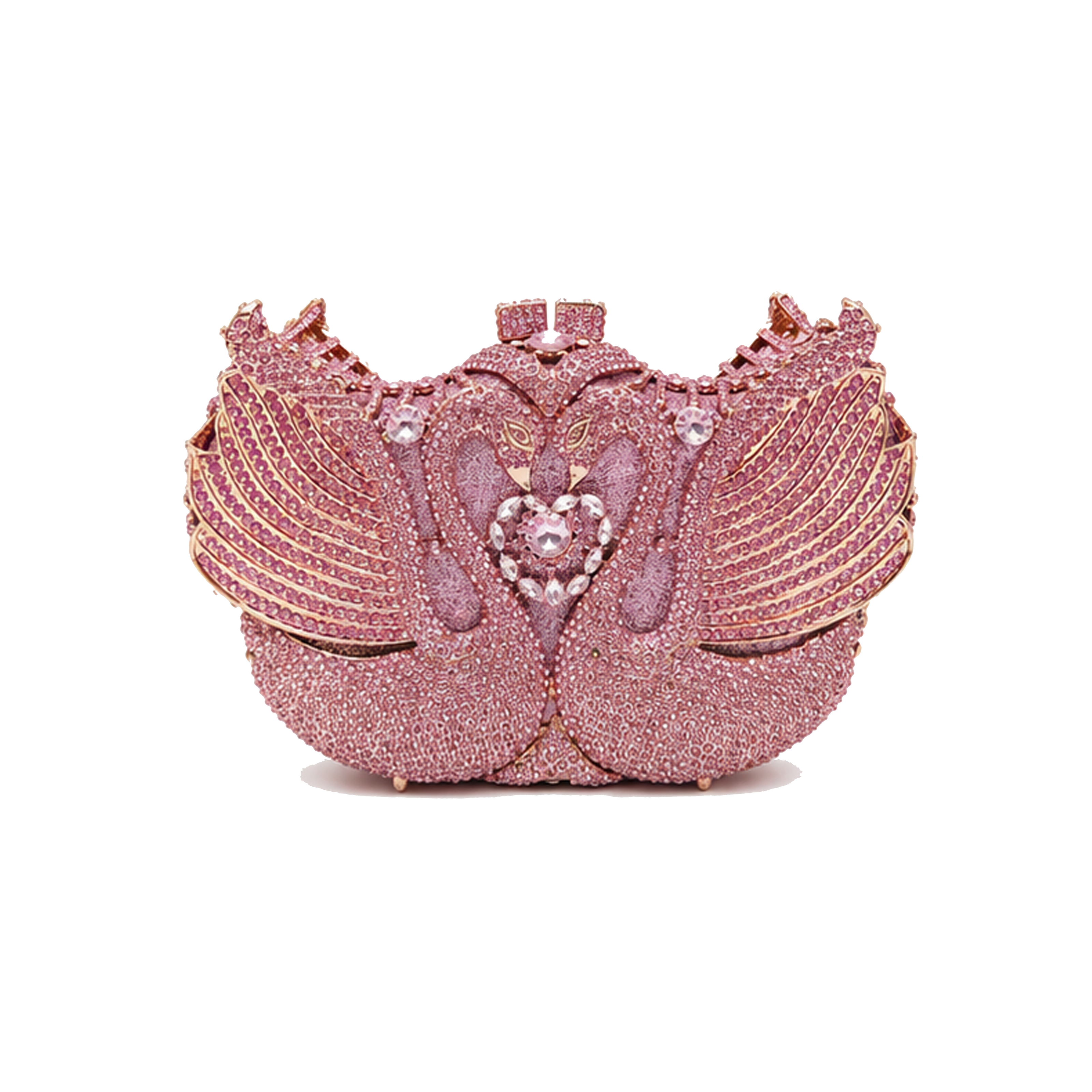 Swan Crystal Clutch