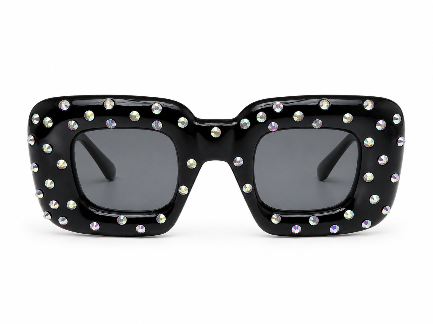 Midnight Muse Rhinestone Sunglasses