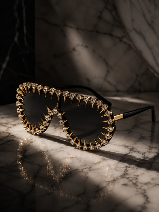 Rockstar Crystal Sunglasses
