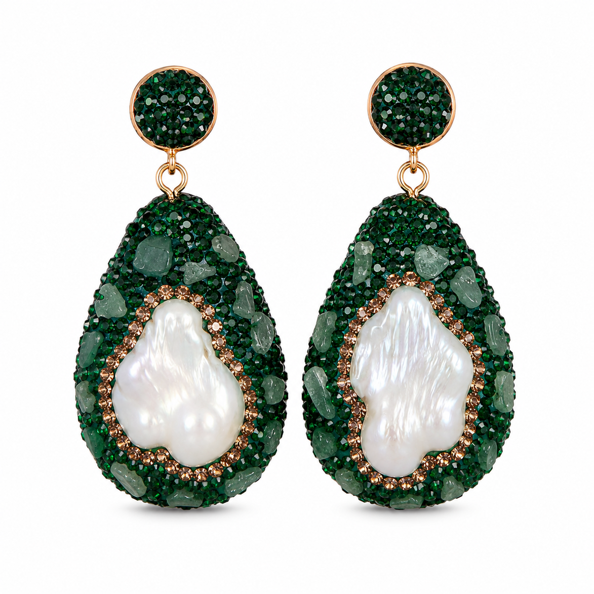 Forest Pearl Earrings