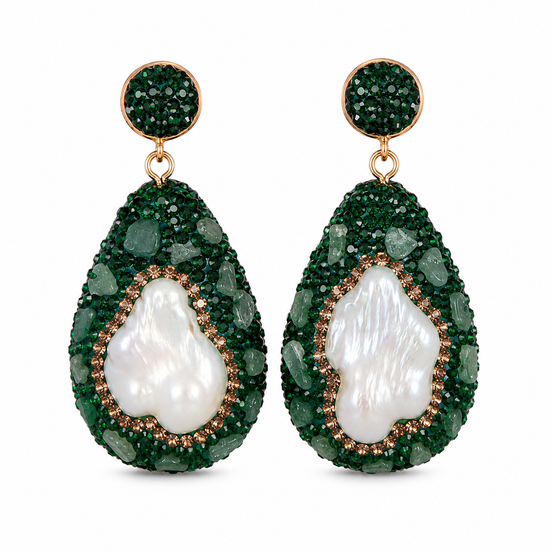 Forest Pearl Earrings