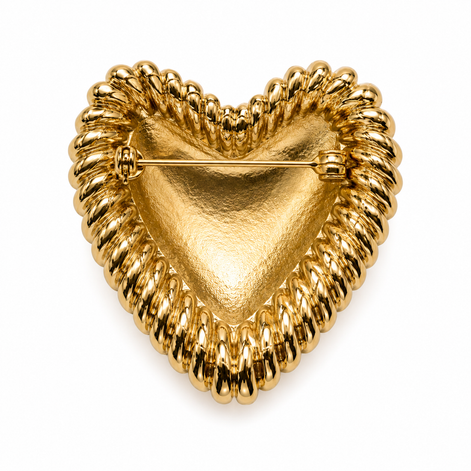 Crimson Heart Brooch