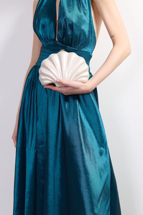 Pearl Shell Clutch Bag