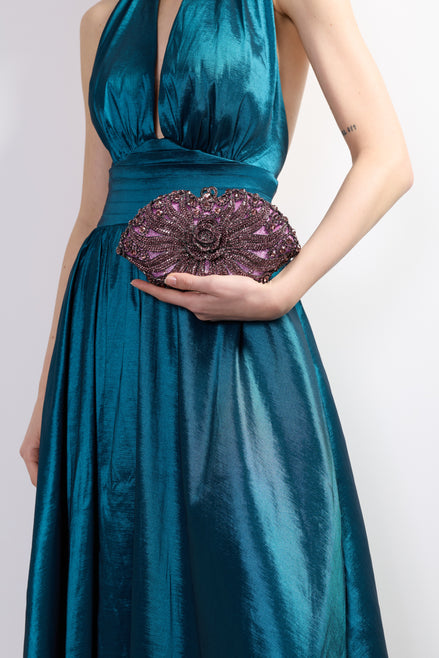 Purple Crystal Clutch