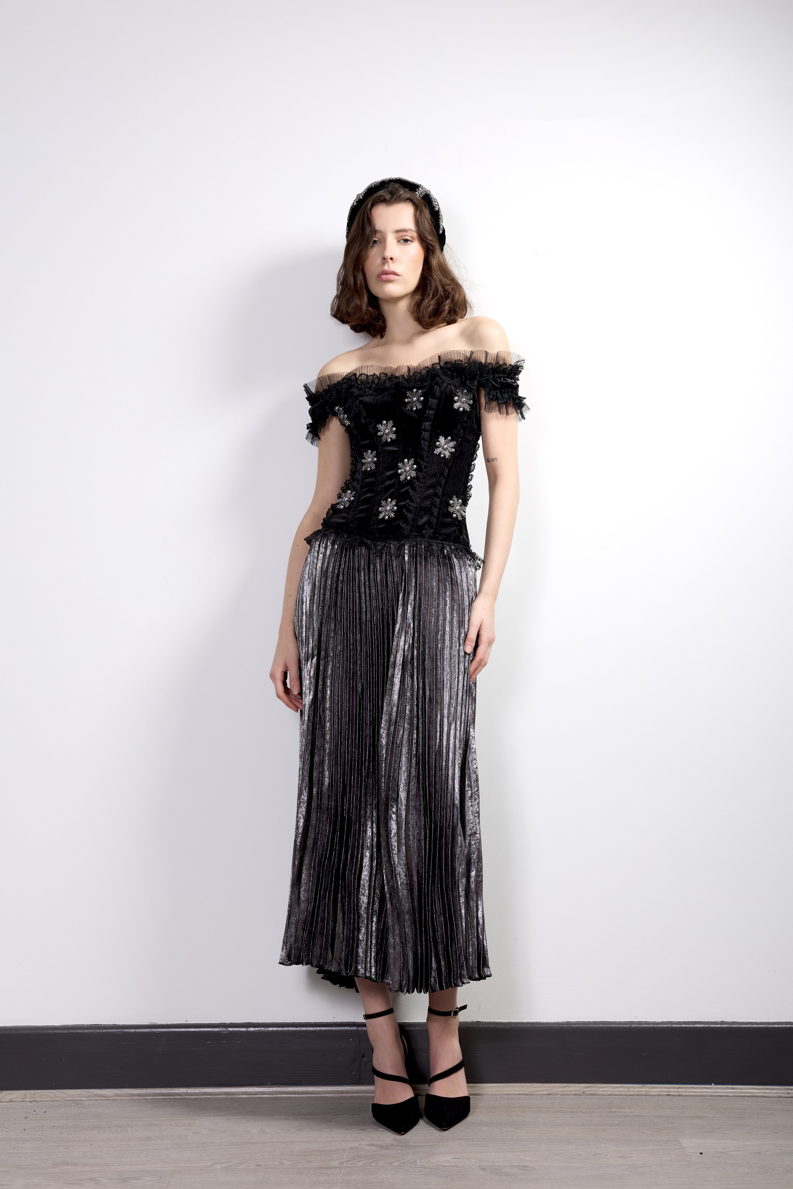 Florence Velvet Corset Top