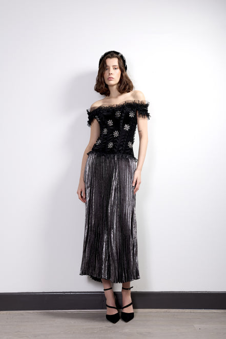 Florence Velvet Corset Top