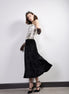 Black Pleated Skirt