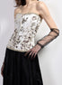Baroque Embroidered Corset Top