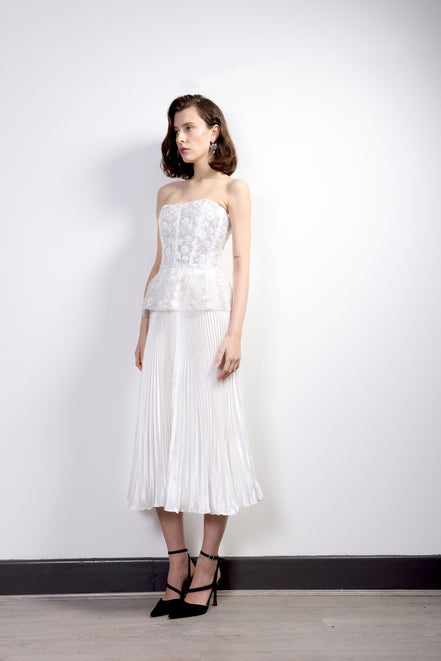 White Lily Corset Top