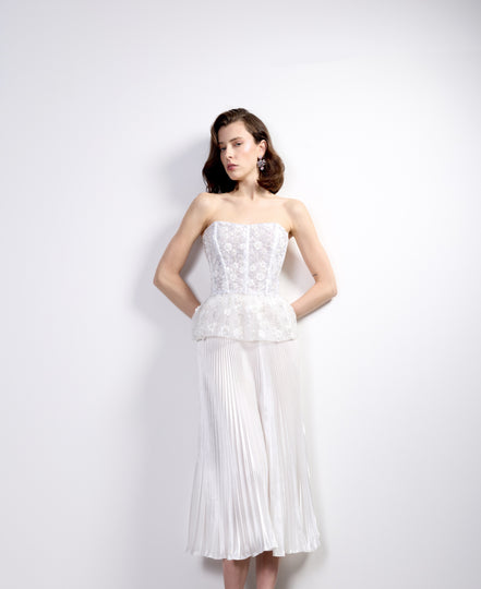 White Lily Corset Top