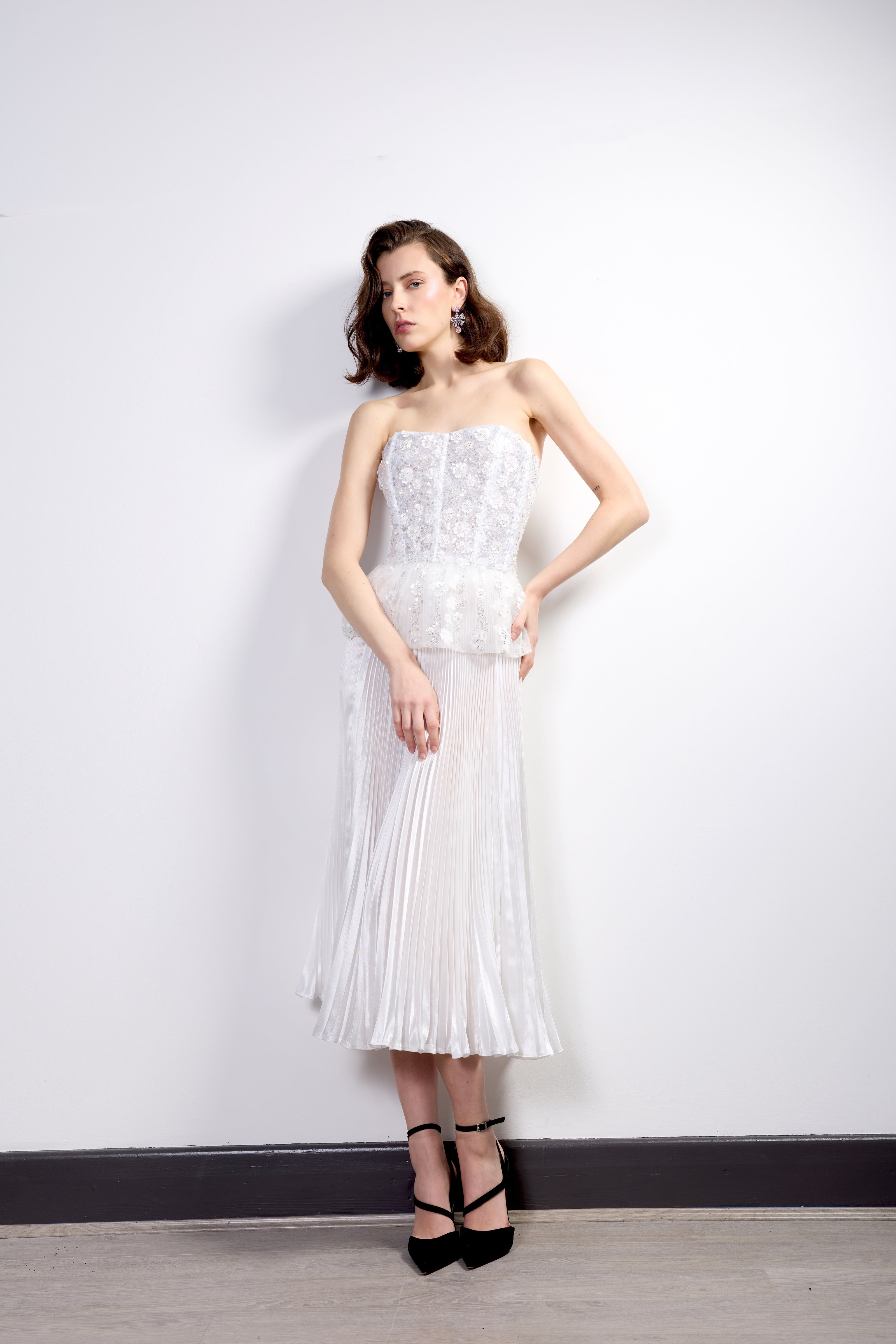 White Lily Corset Top