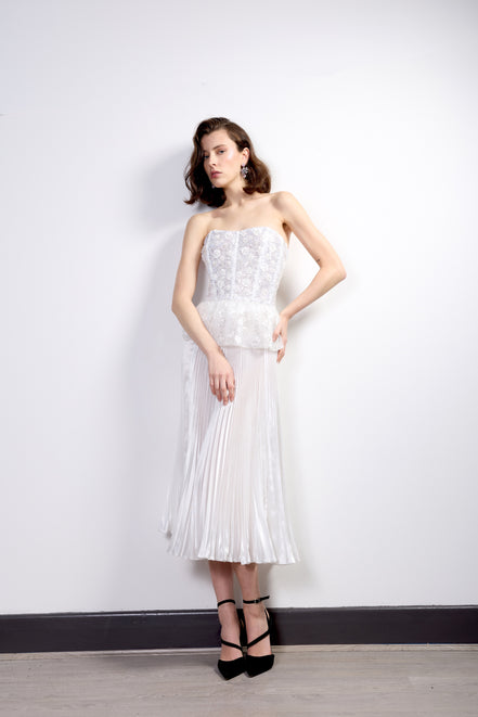 White Lily Corset Top