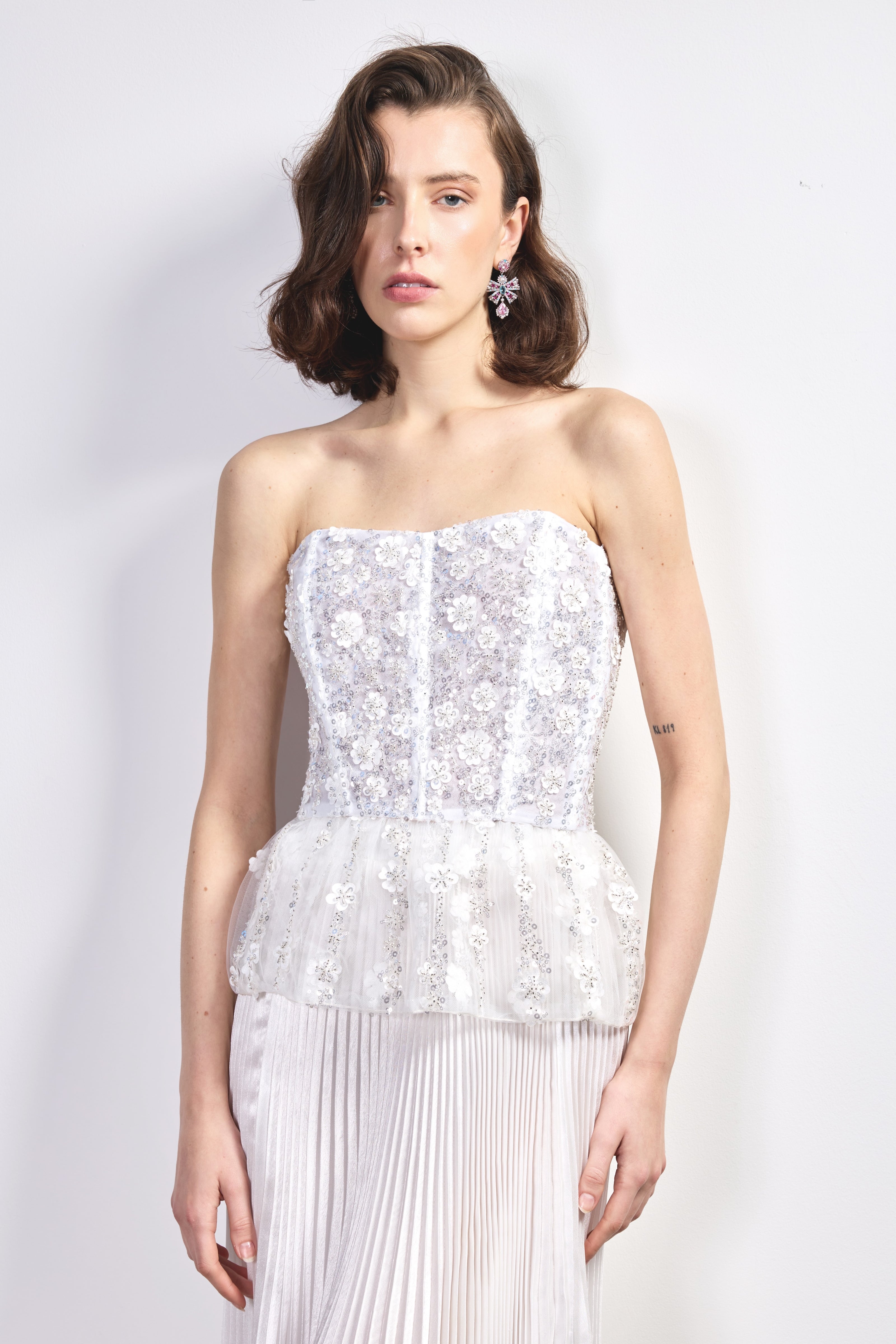 White Lily Corset Top