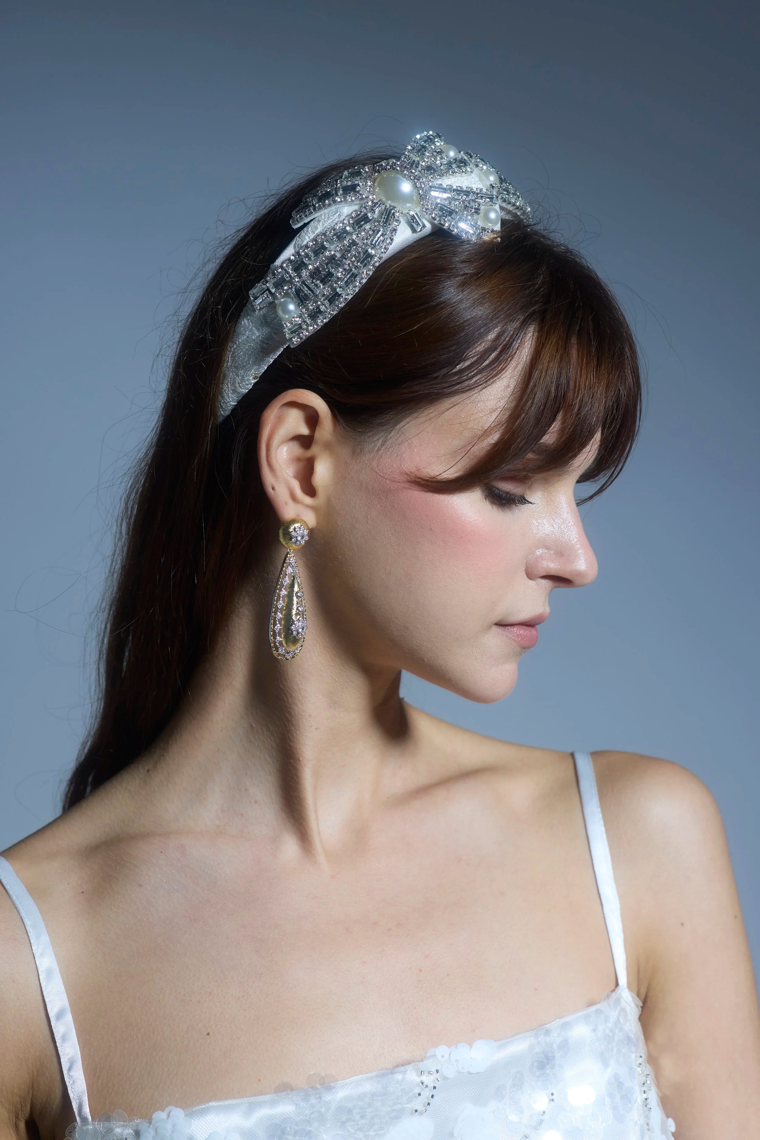 Duchess White Headband