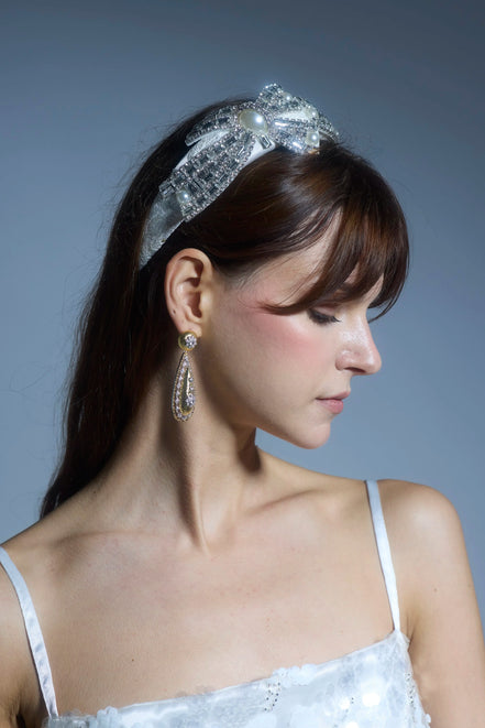 Duchess White Headband