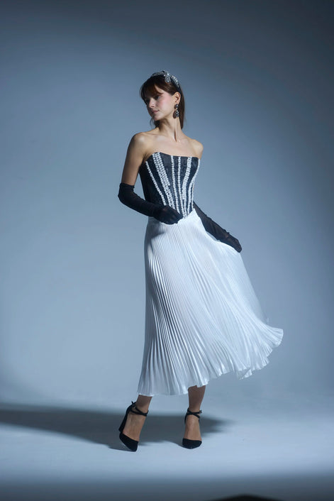 Black Pearly Corset