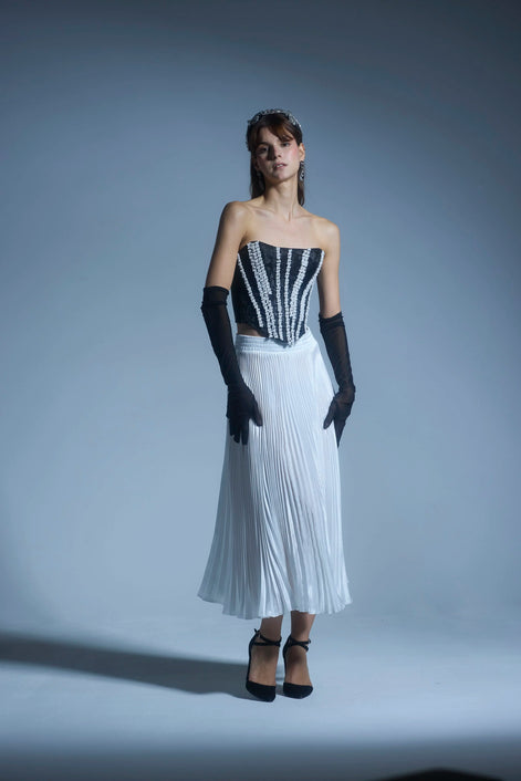 Black Pearly Corset