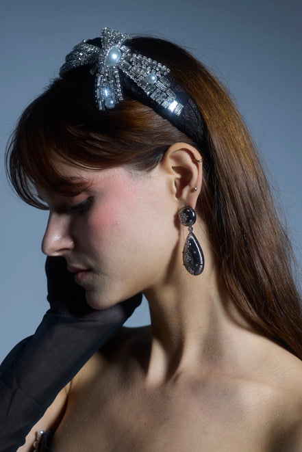 Duchess Black Headband