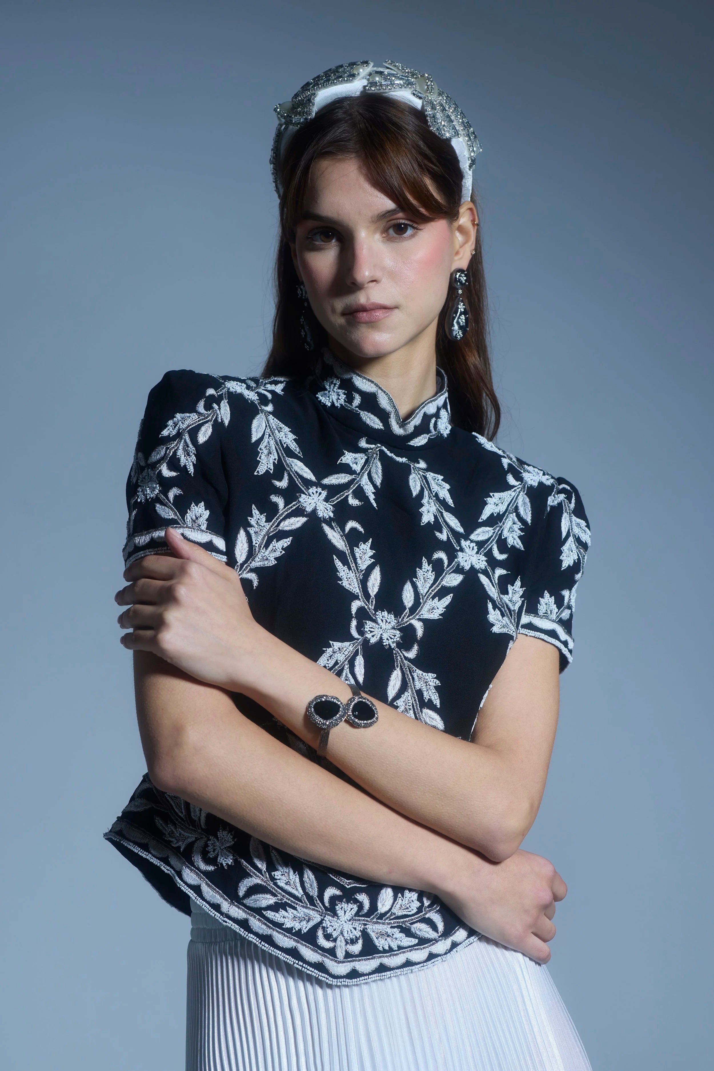 Duchess White Headband