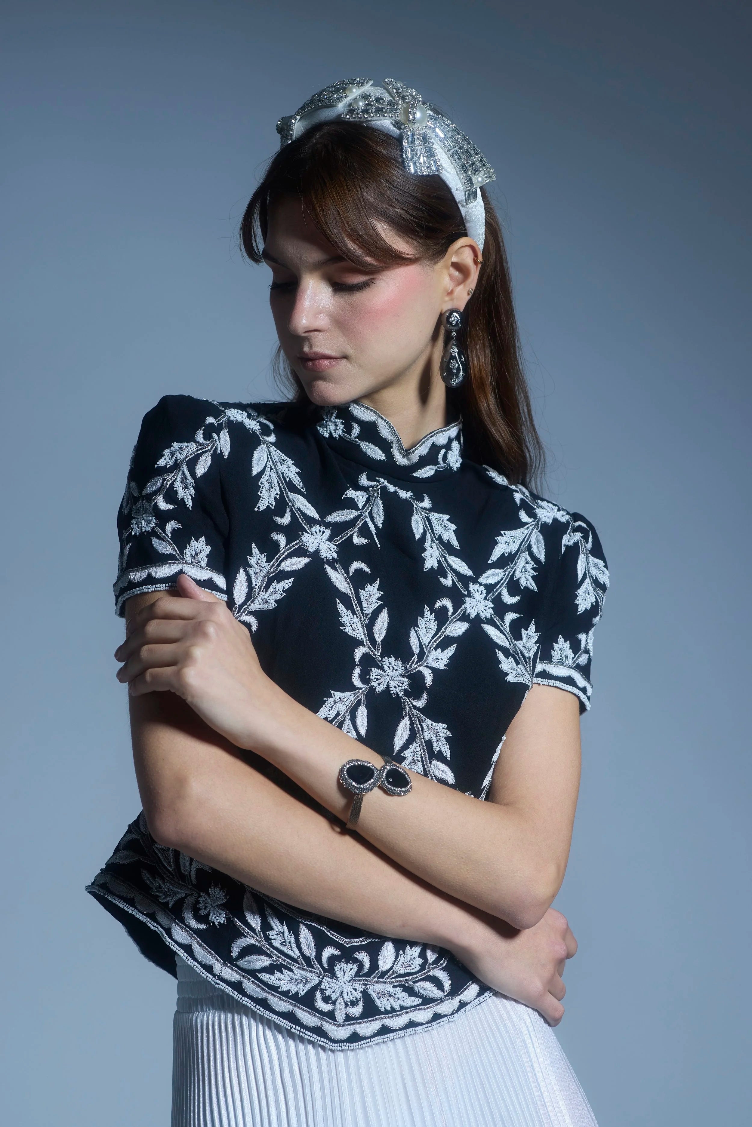 Duchess White Headband