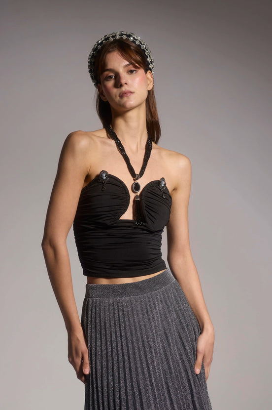 Noir Crystals Necklace