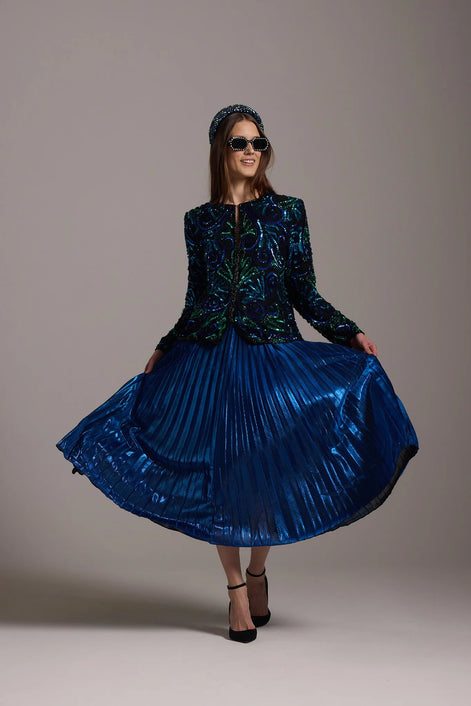 Metallic Blue skirt