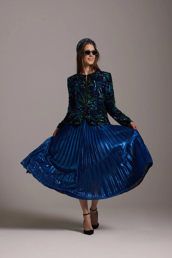 Metallic Blue skirt