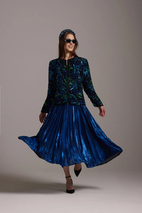 Metallic Blue skirt