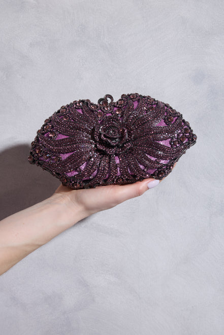 Purple Crystal Clutch