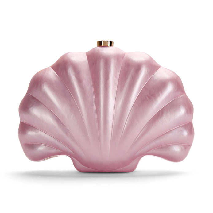 Shell Pink Clutch Bag