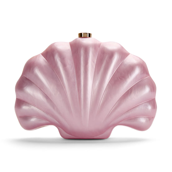 Shell Pink Clutch Bag