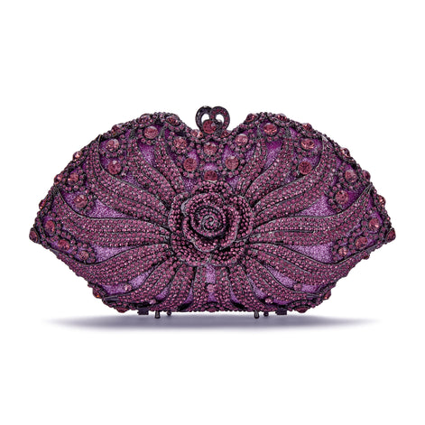Purple Crystal Clutch