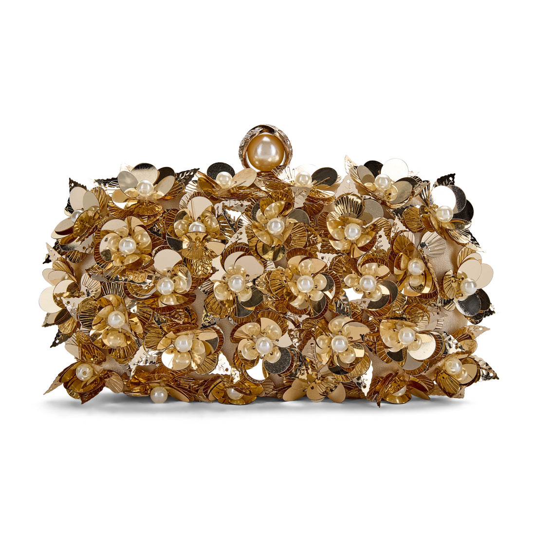 Golden Petal Clutch
