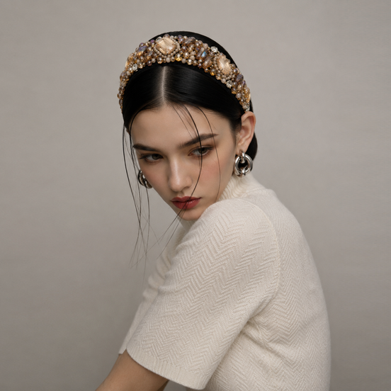 Ambrosia Crystal Headband