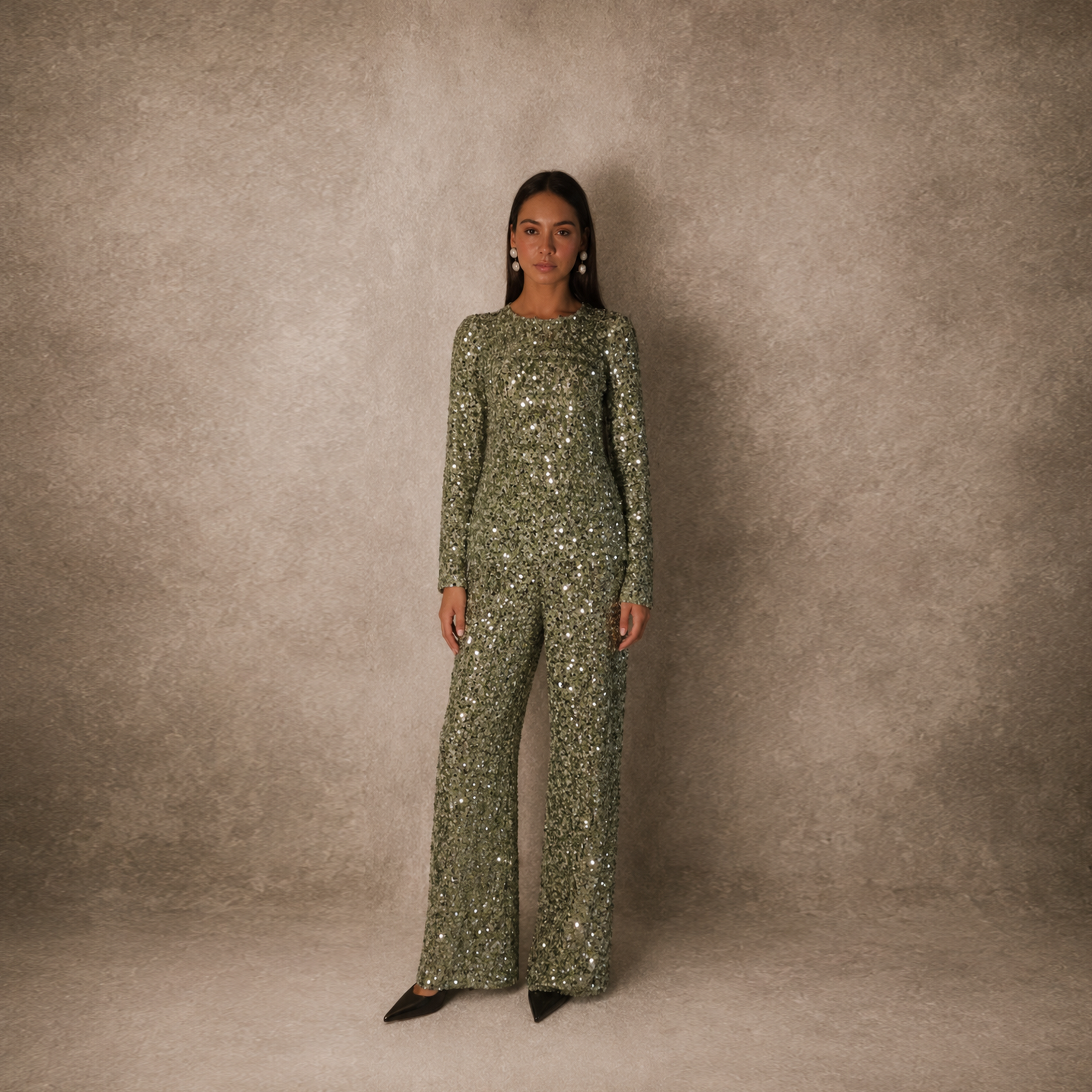 Celeste top & trousers set
