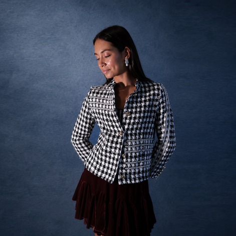 Monochrome Embellished Jacket