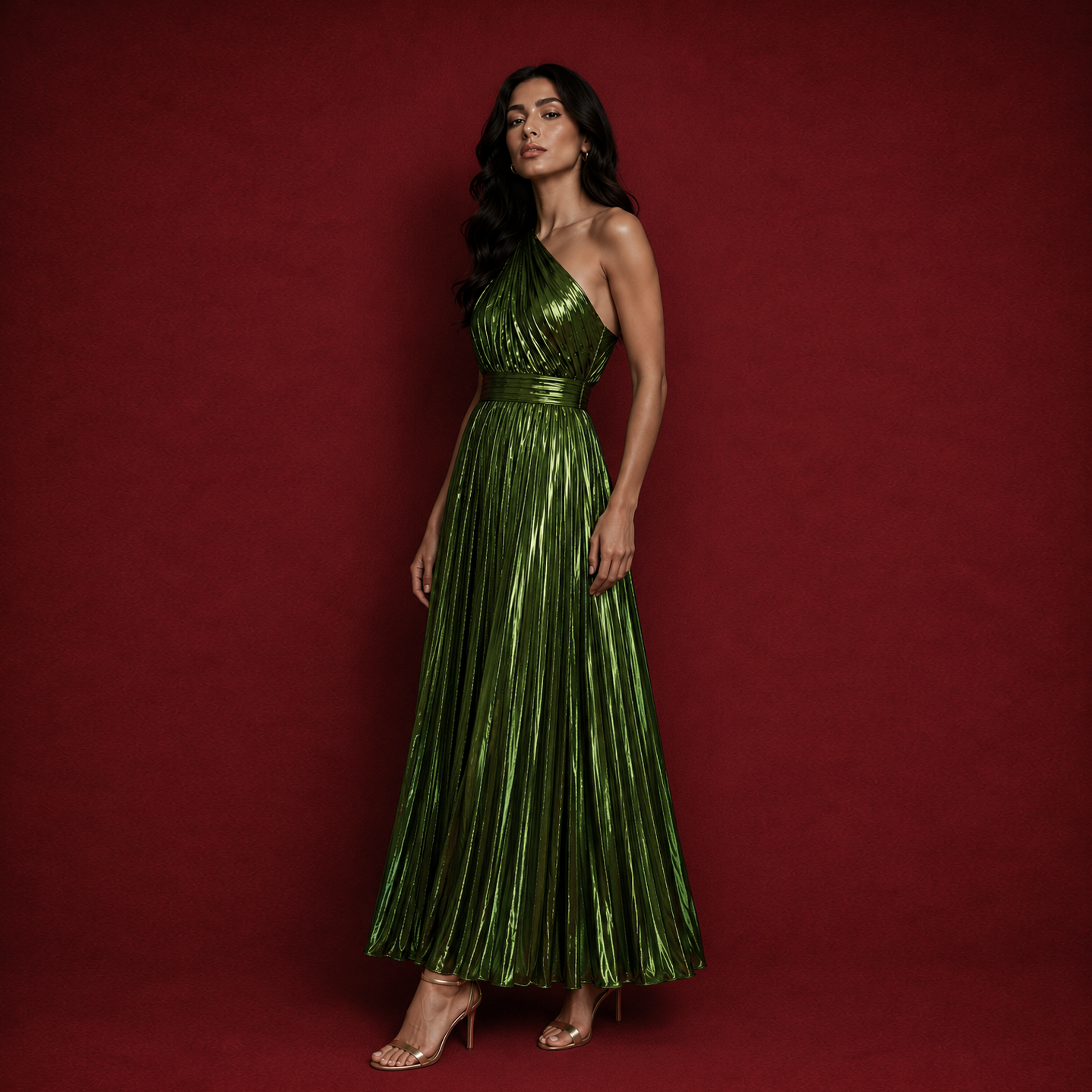 Lumin Metallic Dress