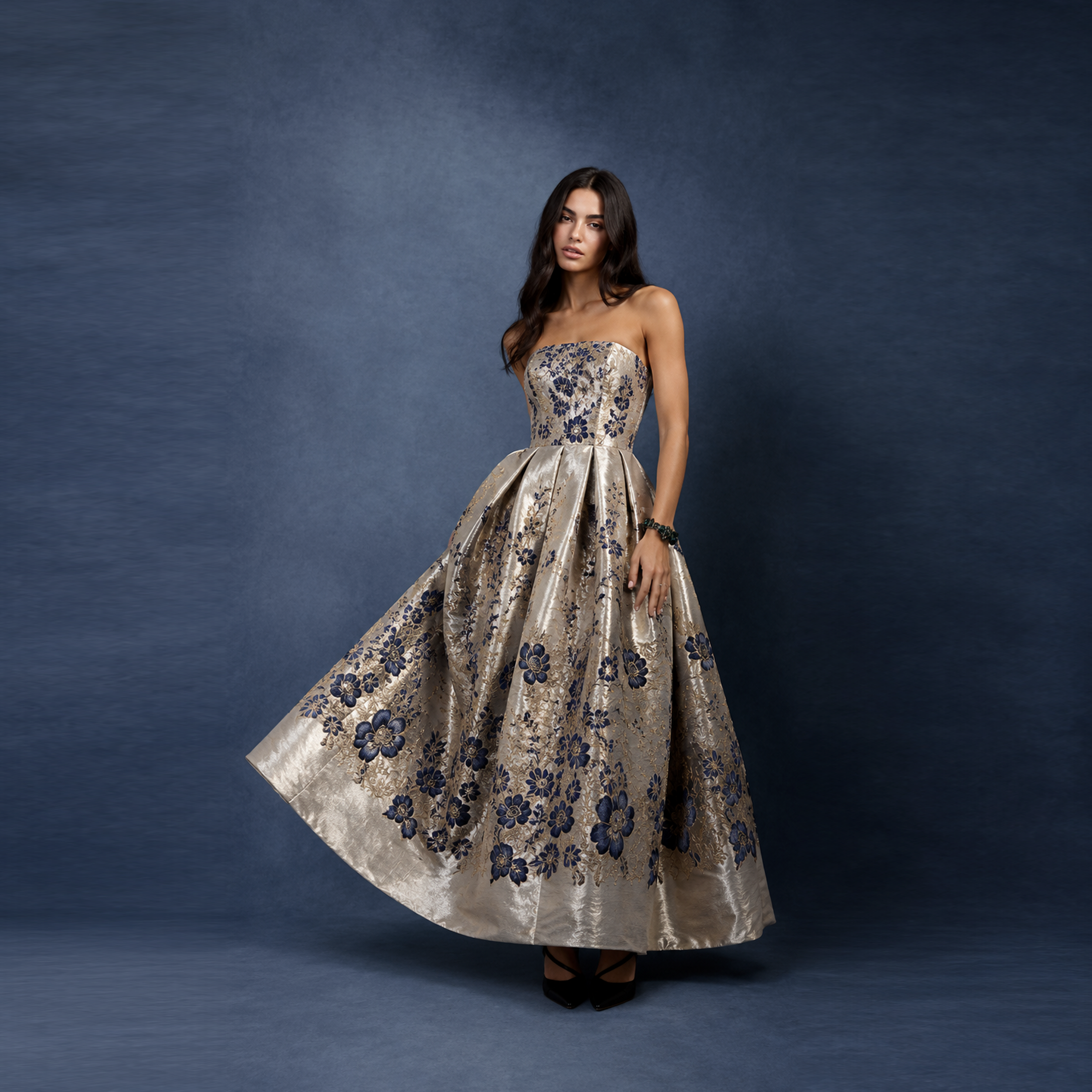 Florence Brocade Dress