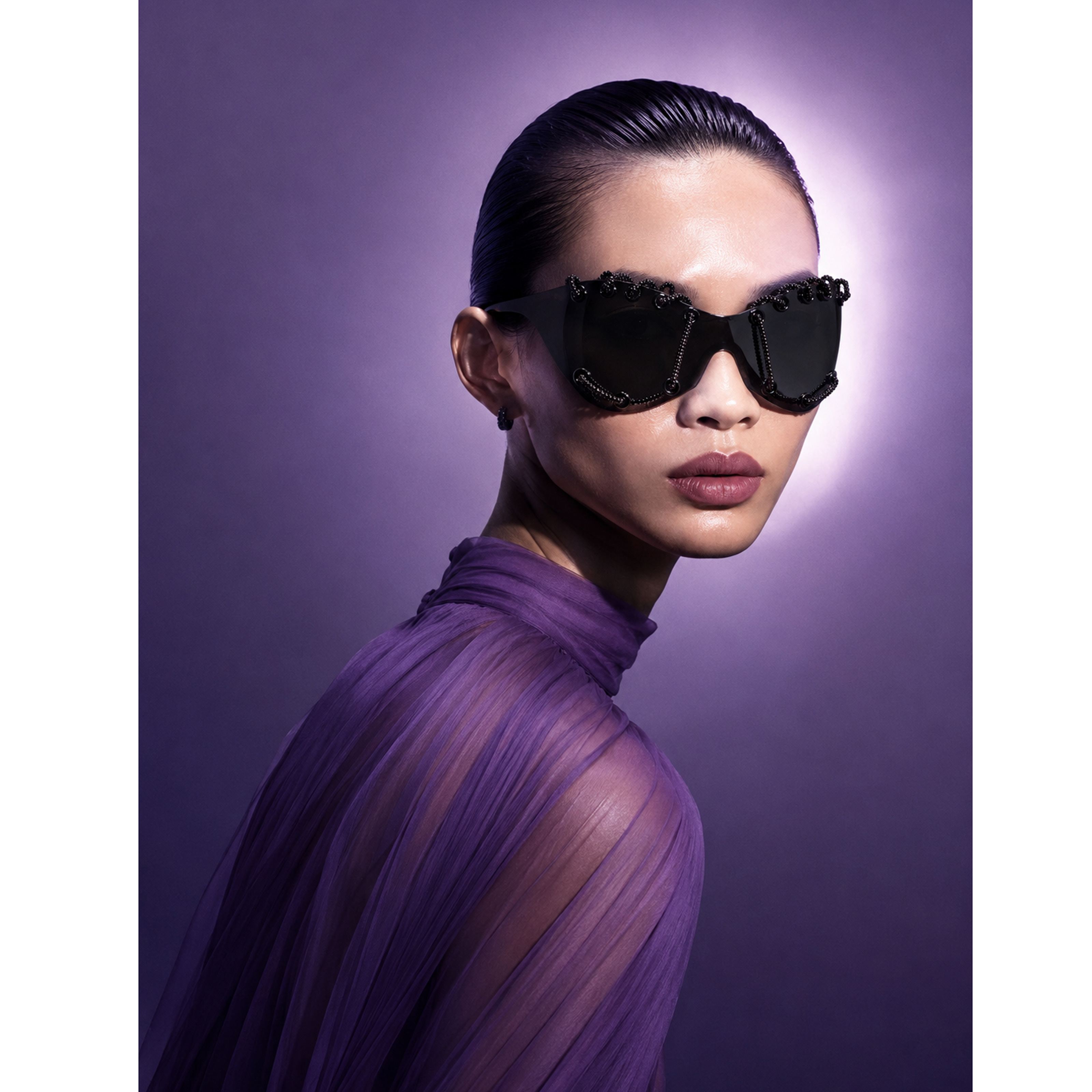 Electric Oversized Sunglasses Noir